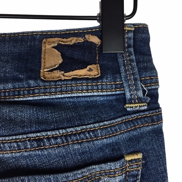 AMERICAN EAGLE OUTFITTERS Jeans Kick Boot Cut Super Stretch Denim Size 0 Regular - Picture 9 of 13